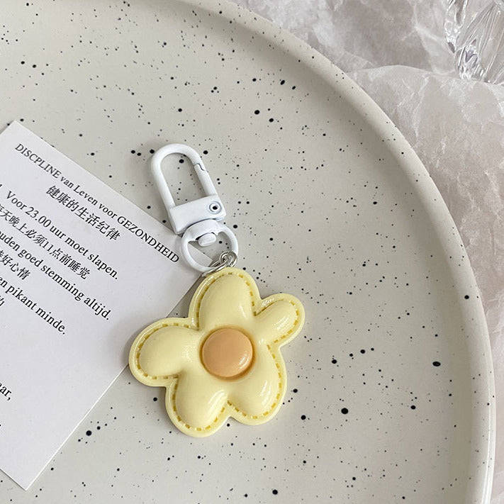 Colorful Flower Keychain - Cute Accessory for Friends