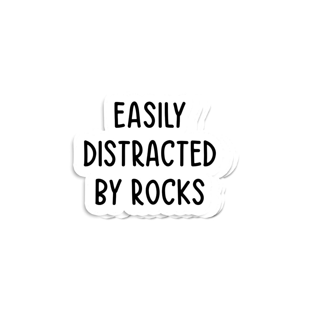 (3pcs) Easily Distracted by Rocks Stickers - Geology Science Stickers - I Love Science Stickers - Geology Sticker - Funny Sticker - Laptop Decals - Tumbler Stickers - Water Bottle Sticker (Size 3")