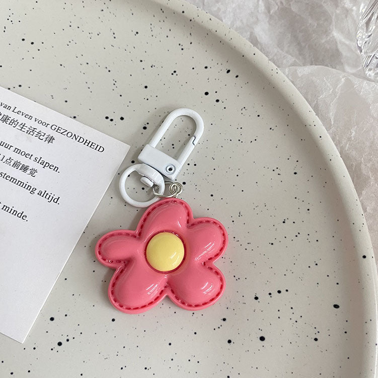 Colorful Flower Keychain - Cute Accessory for Friends