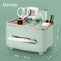 Cute Multifunctional Desktop Tissue and Makeup Box for Storage