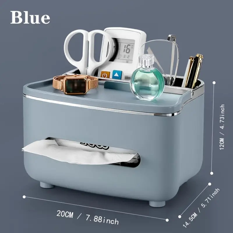 Cute Multifunctional Desktop Tissue and Makeup Box for Storage