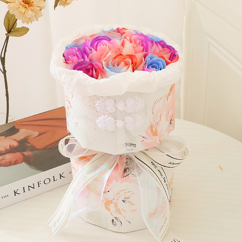 Elegant Soap Flower Bouquet