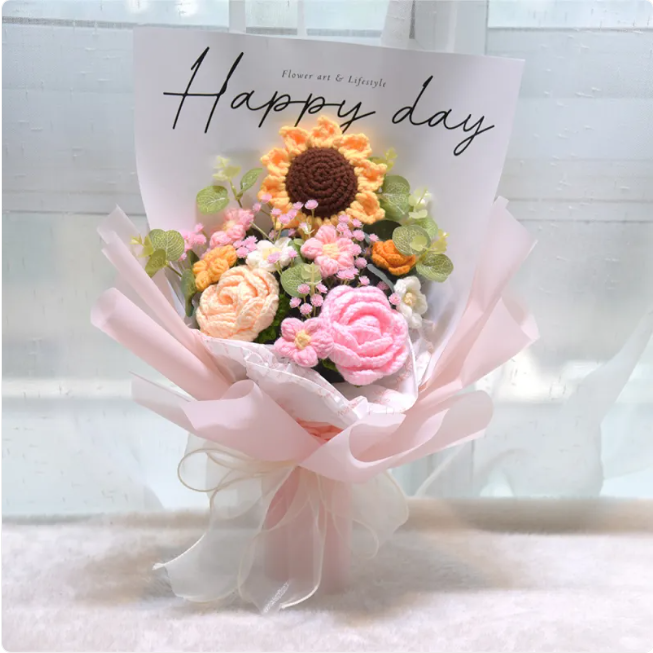 Woven Sunflower Gift Bouquet