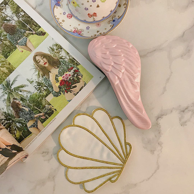 Portable Tangle-Free Hair Brush with Massage Function