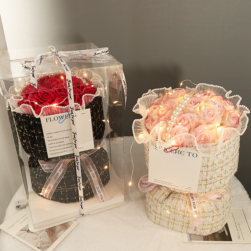 Elegant Soap Flower Bouquet