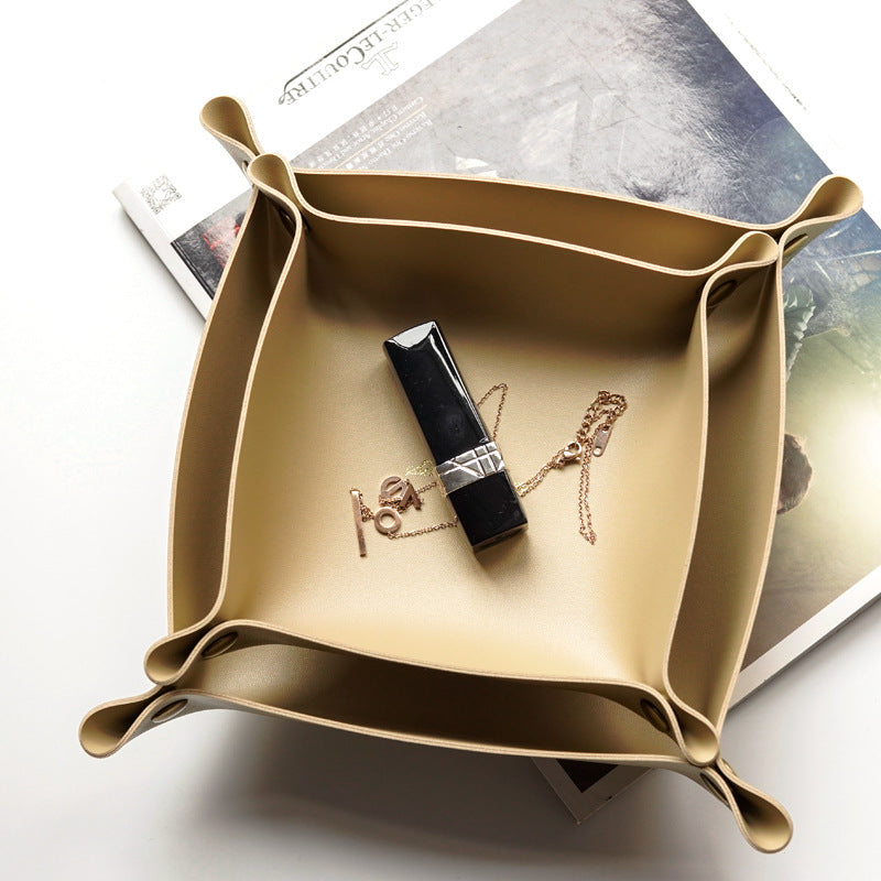 Nordic Leather Storage Box for Makeup and Jewelry