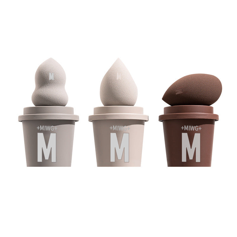 Coffee Cup Beauty Blender - Ultra Soft Dual Use Puff