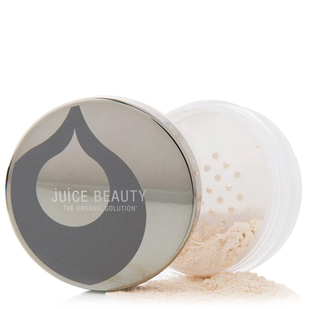 Juice Beauty Phyto-Pigments Flawless Finishing Powder - 01 Translucent - 7 g - Sets Makeup + Evens Skin Tone - Sheer Luminous Coverage - Vegan Cruelty Free