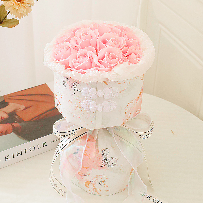Elegant Soap Flower Bouquet