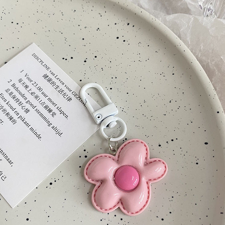 Colorful Flower Keychain - Cute Accessory for Friends