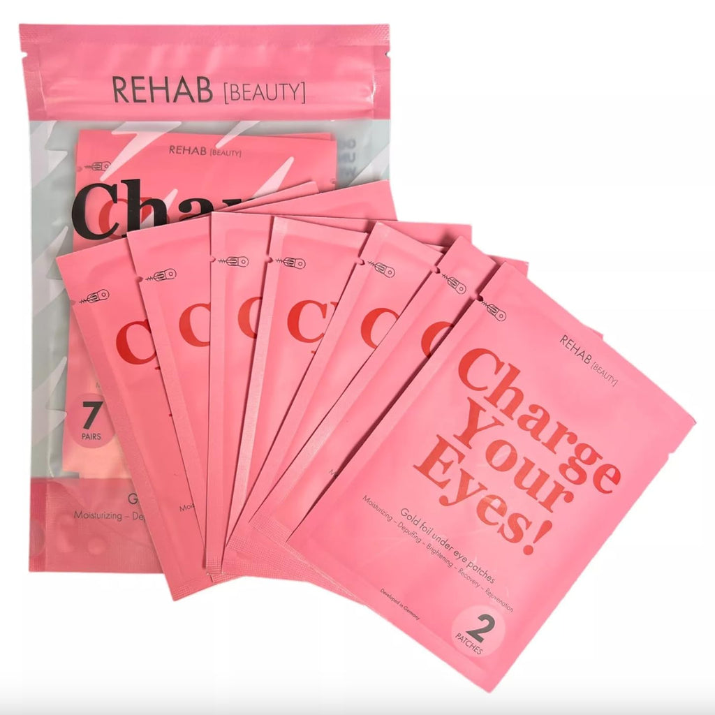 German Under Eye Mask for Dark Circles and Puffiness 24K Gold Foil Eye Mask Skincare Under Eye Patches Under Eye Collagen Masks - 7 Pairs Under Eye Pads