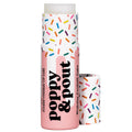 Poppy & Pout Birthday Cake Jumbo Lip Balm | All Natural Lip Balms & Moisturizers | Hydrates with Beeswax Vitamin E Organic Coconut Oil | Cruelty-Free | Lip Balm in Recyclable Cardboard Tube (Pink)