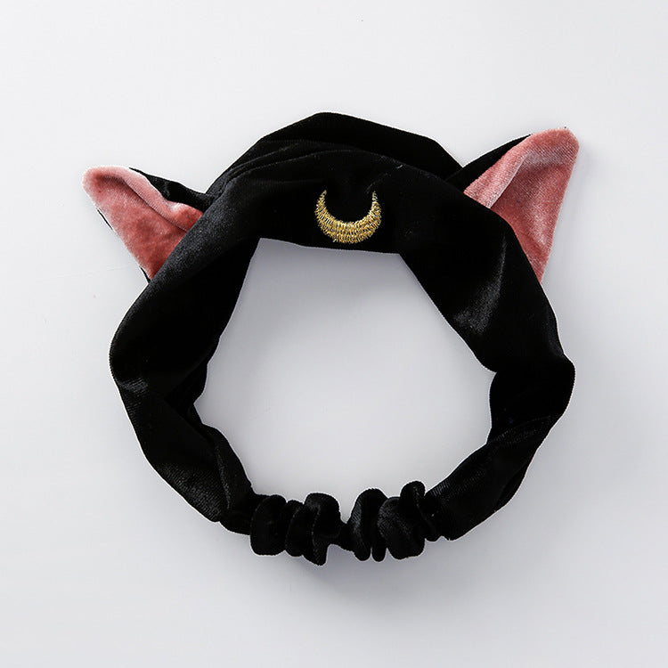 Cute Cat Ear Headband for Makeup and Yoga