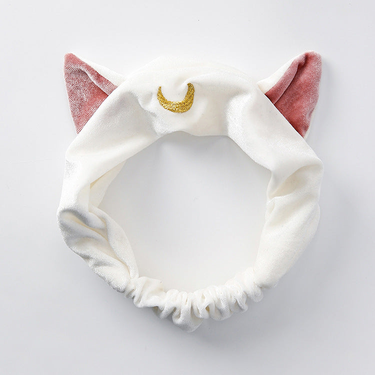 Cute Cat Ear Headband for Makeup and Yoga