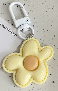 Colorful Flower Keychain - Cute Accessory for Friends